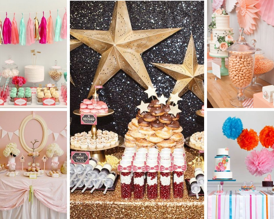 украшения кенди бара на свадьбе