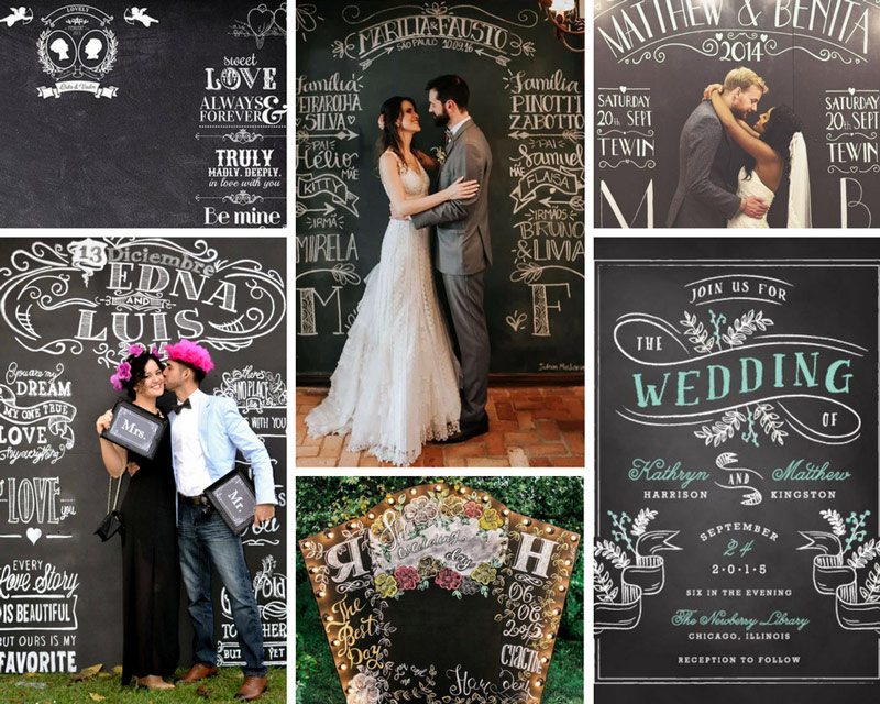 фотозона меловая доска фото