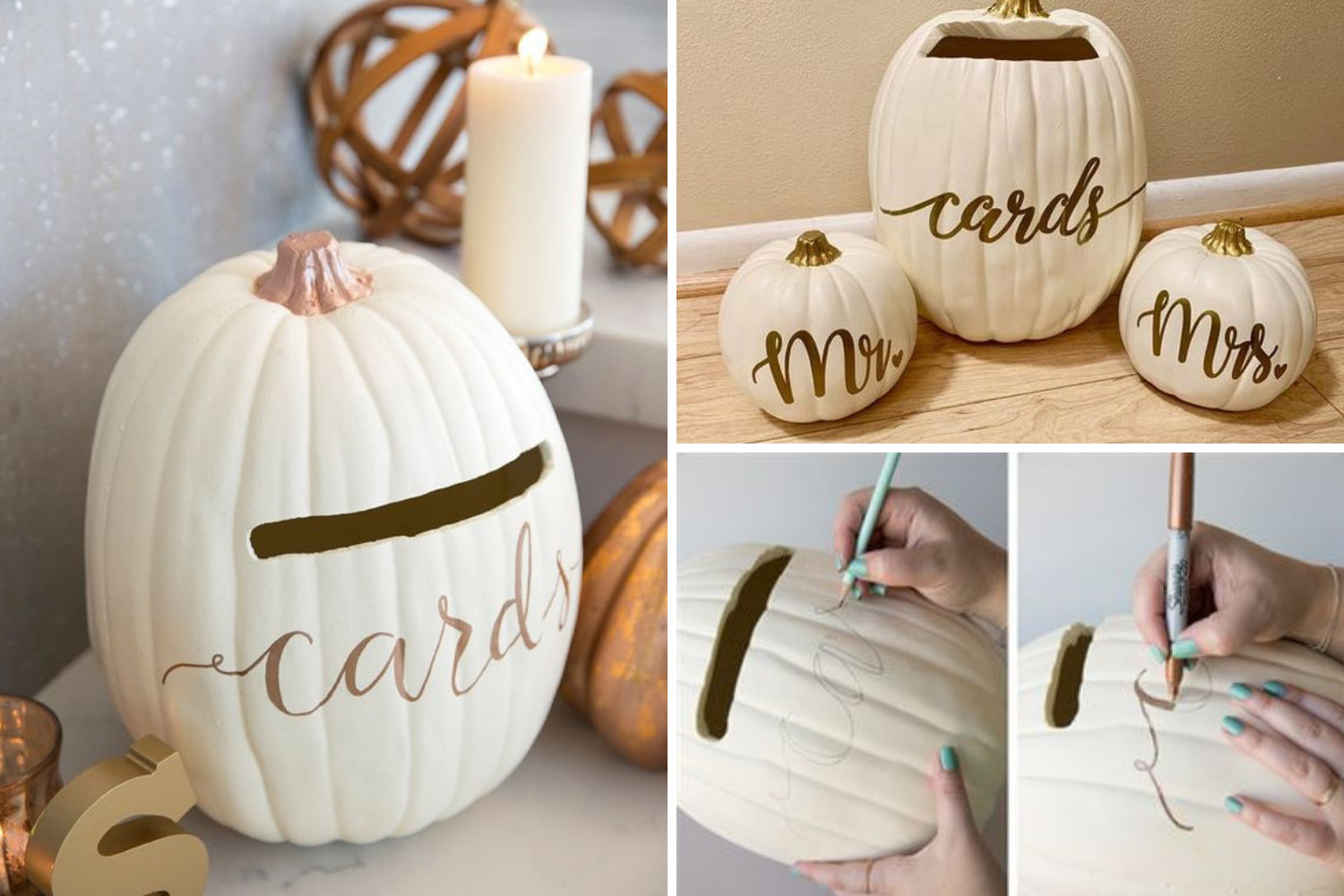 сундучок для денег на свадьбу из тыквы