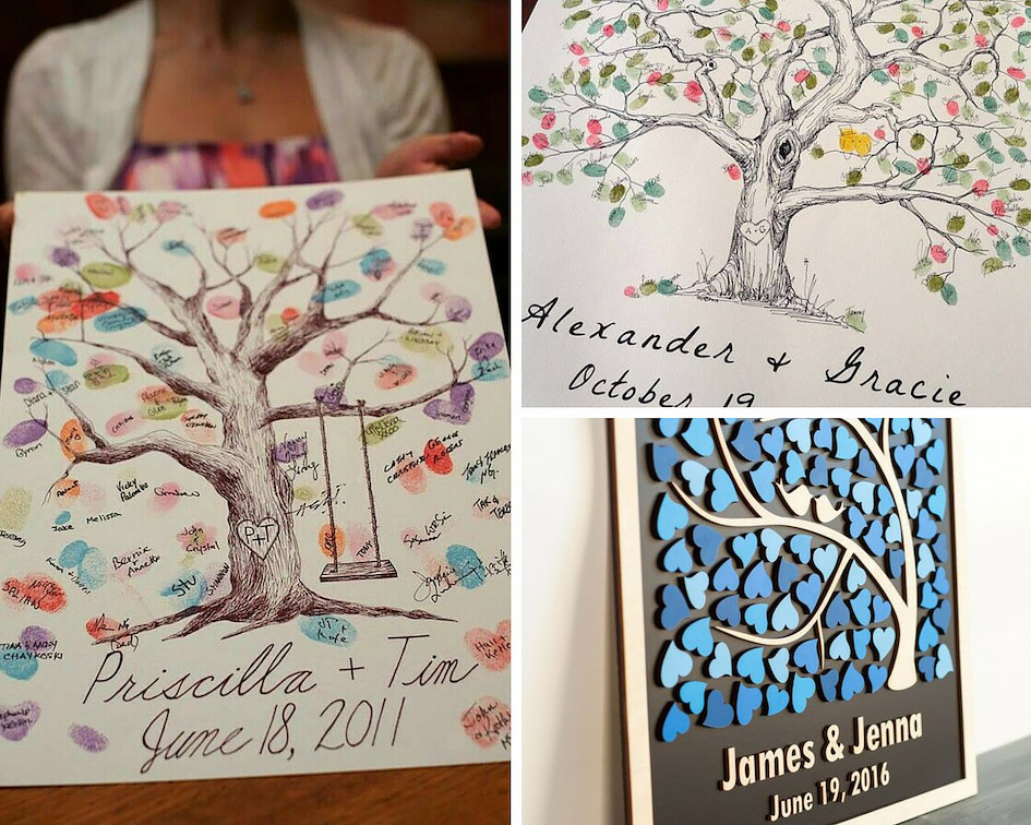 дерево пожеланий на свадьбу