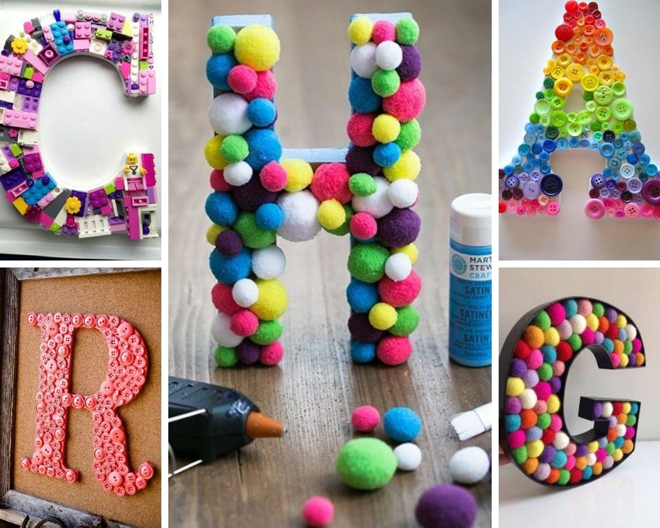 сделать большие буквы для свадьбы