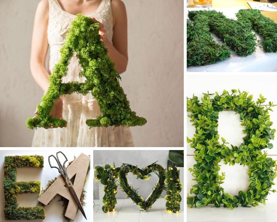 буквы для свадьбы идеи