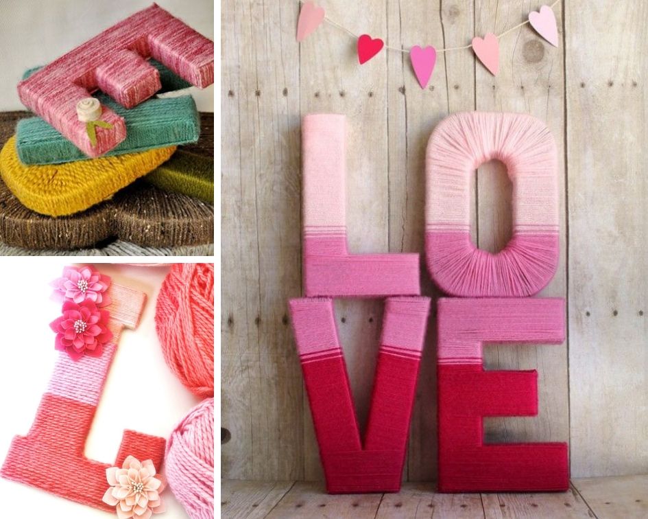 буквы для фотосессии своими руками