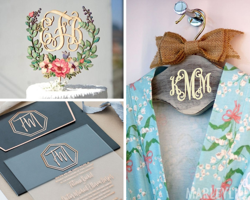 монограмма на свадьбу онлайн