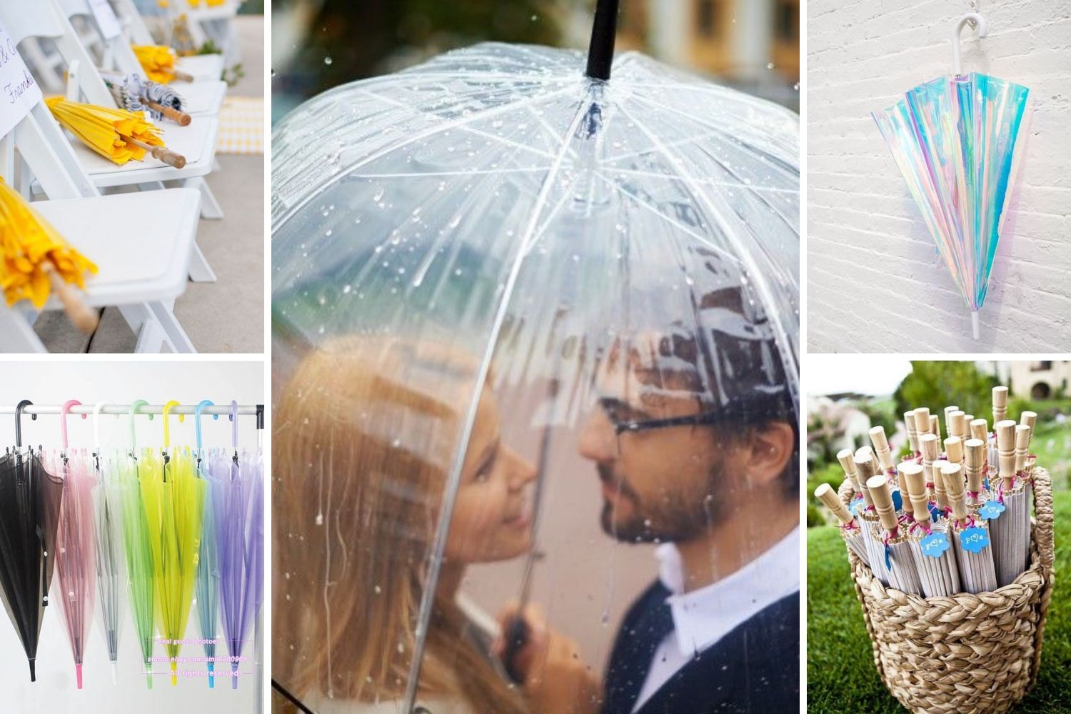 зонтики аксессуары свадьбы 