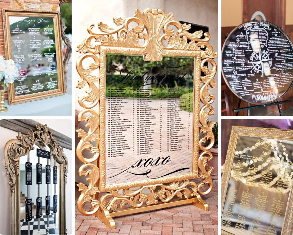 зеркальный план размещения гостей