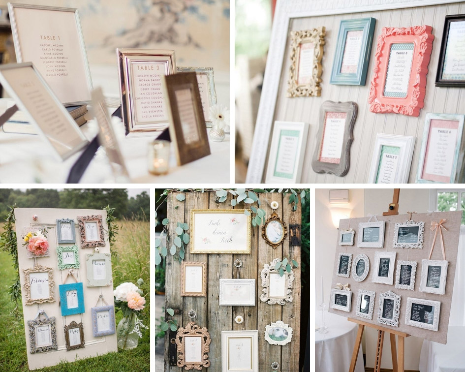 список гостей в маленьких рамках