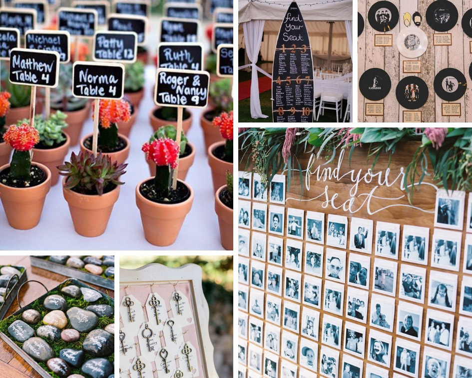 креативные списки гостей на свадьбу