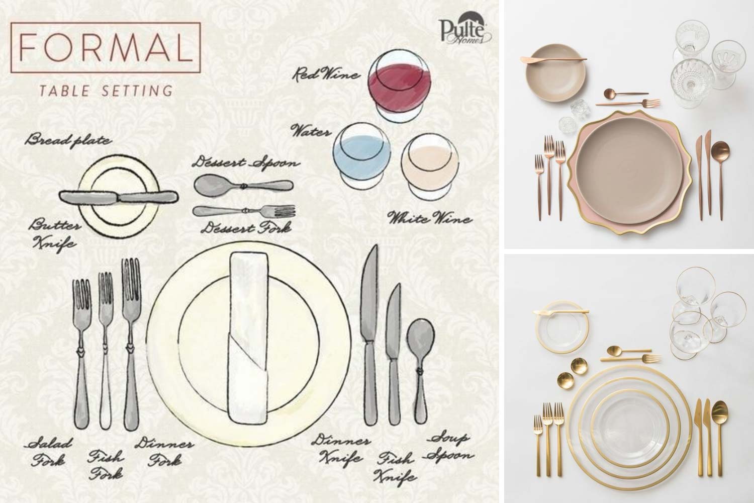 Формальна сервіровка столу фото