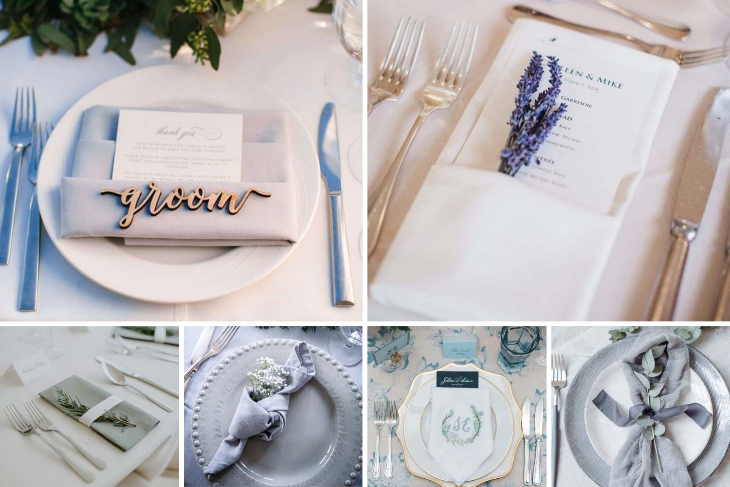 Текстильна серветка на весільний стіл ідеї