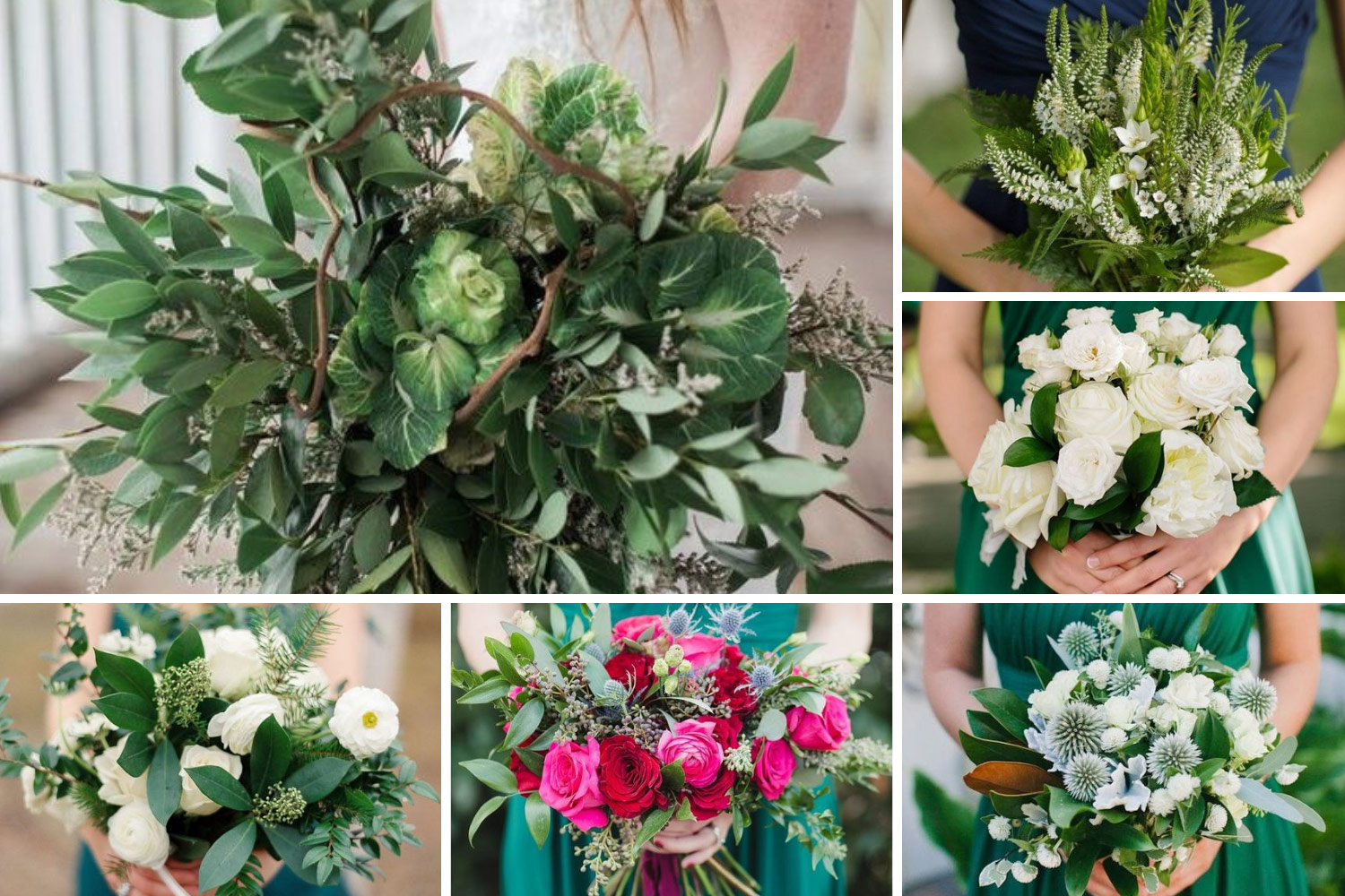 Зелений букет нареченої