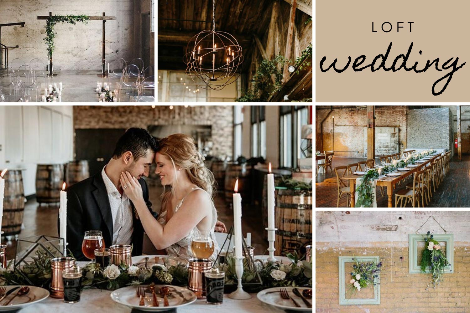 Лофт весілля: індустріальний стиль, завод фото