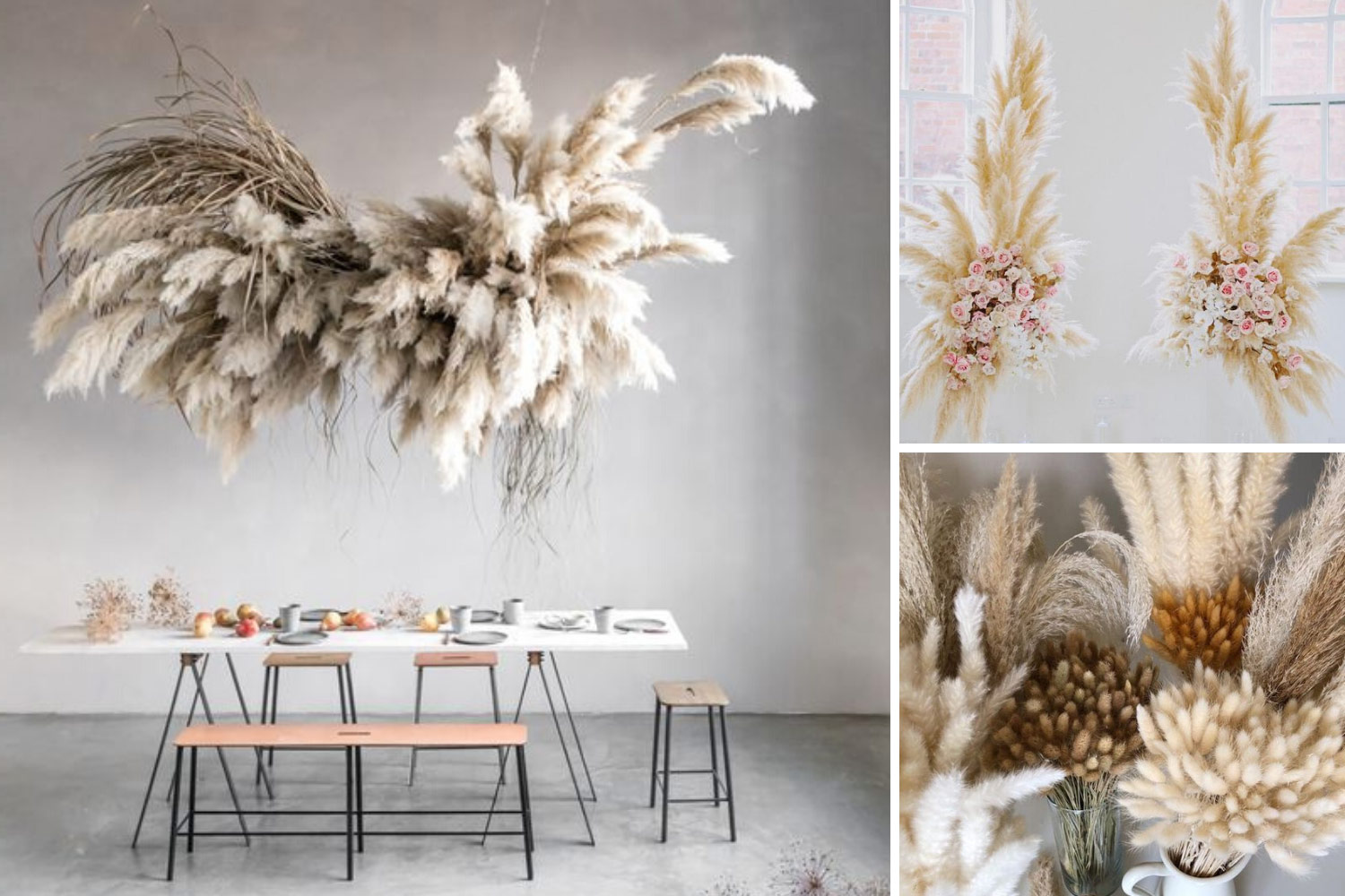 Пампасная трава для свадьбы фото 