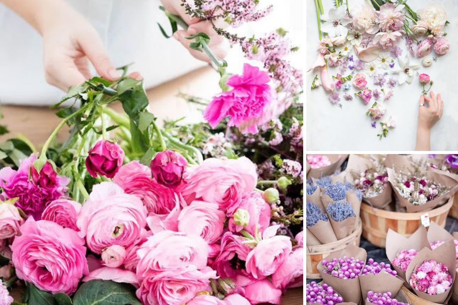 Свіжі квіти для весільних композицій фото