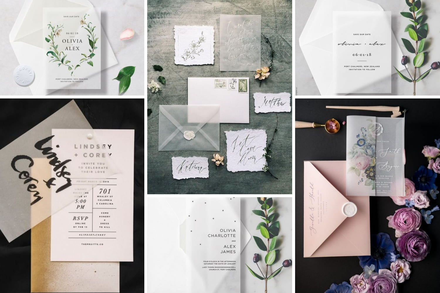 прозрачные пригласительные