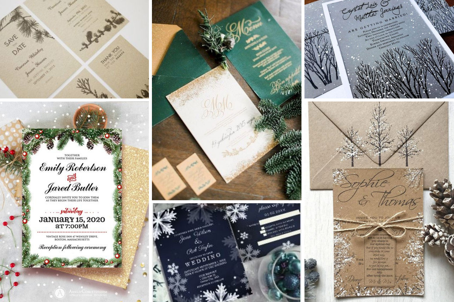 почтовая открытка как Приглашение на свадьбу