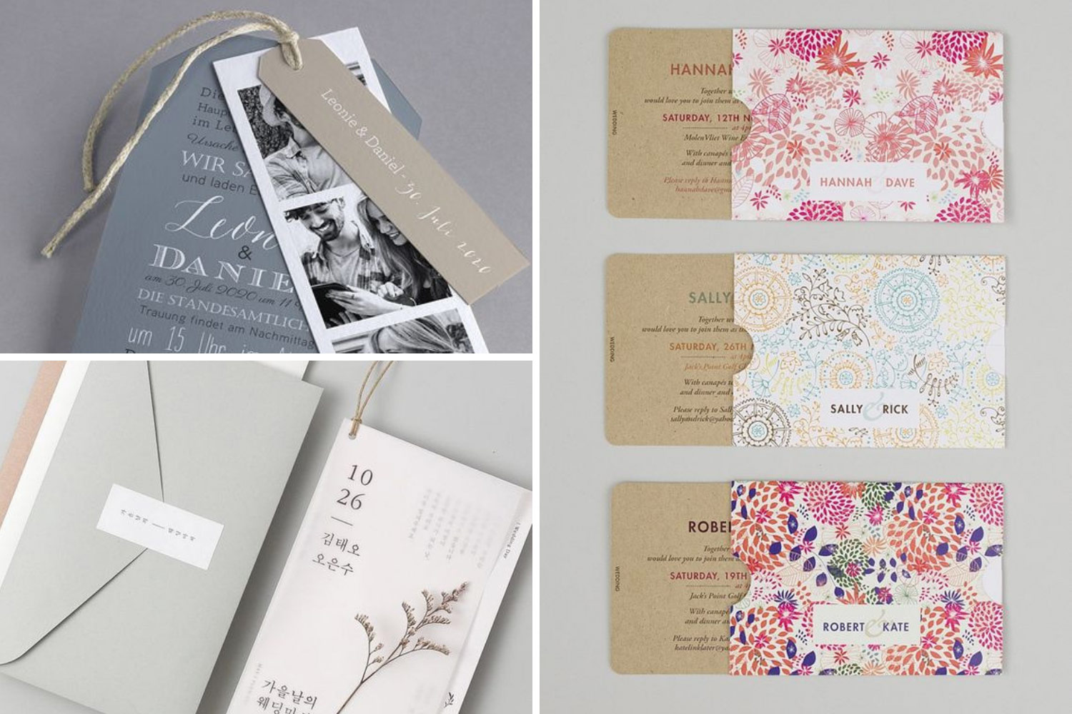 Открытка-бирка в конверте