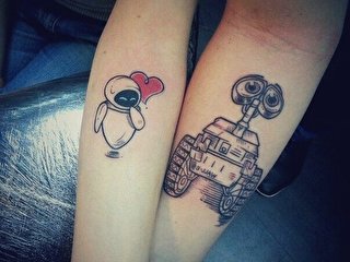 Парные татуировки для жениха и невесты - Hot Wedding Blog