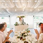 Lemon Lamp decor and flowers #7549