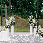 Ivory wedding flowers  #797